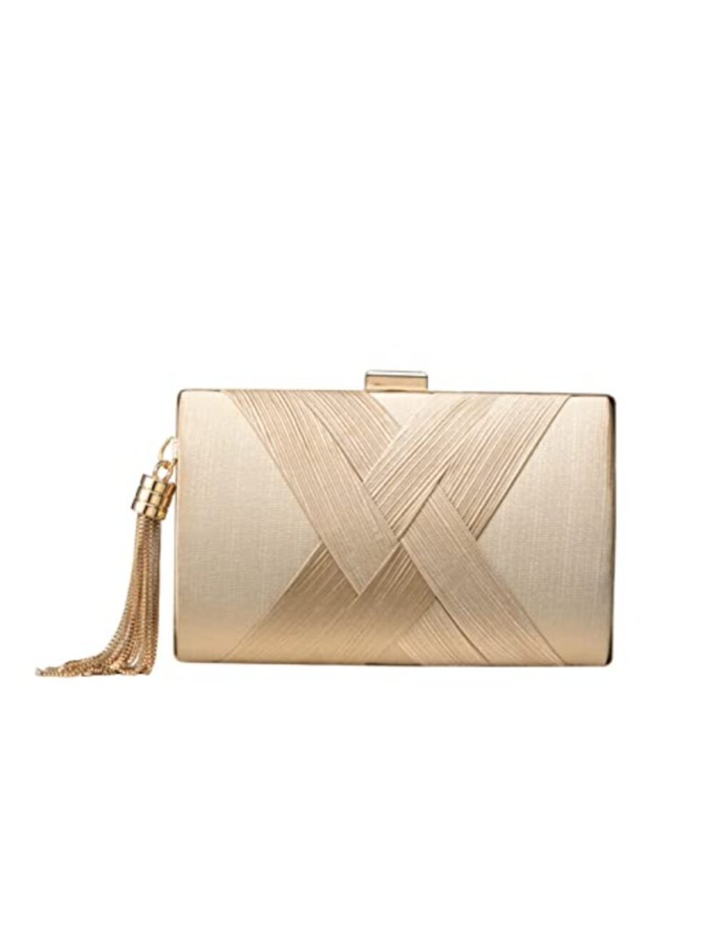 Satin Evening Clutch Tassel Crossbody Bag for Wedding Party Night Out